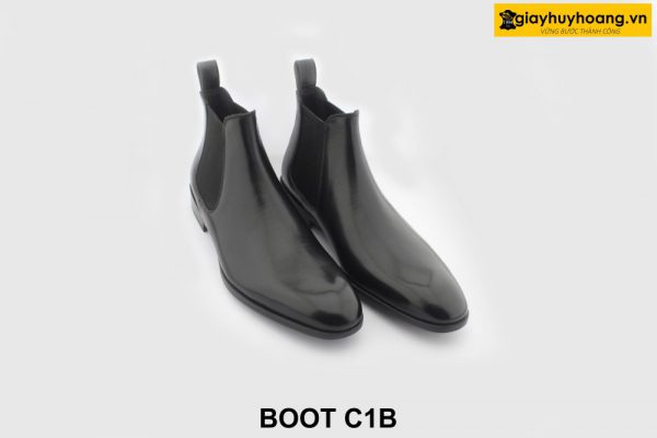 [Outlet size 41] Giày da nam cổ cao thời trang Boot C1B 002