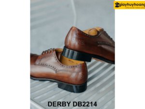 Giày tây nam nhận đóng theo size chân Derby DB2214 004