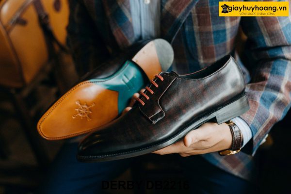 Giày da nam nhuộm màu thủ công Derby DB2216 004
