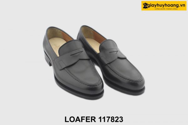 [Outlet size 38] Giày da lười nam size nhỏ đế da Loafer 117823 005