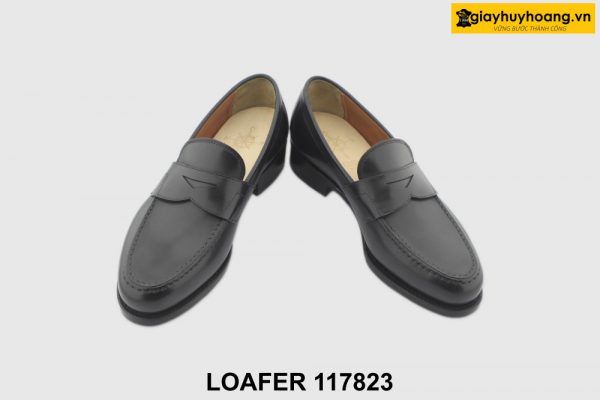 [Outlet size 38] Giày da lười nam size nhỏ đế da Loafer 117823 004