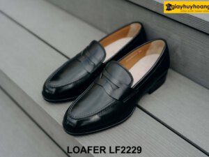 Giày lười nam công sở đế da bò Penny Loafer LF2229 001