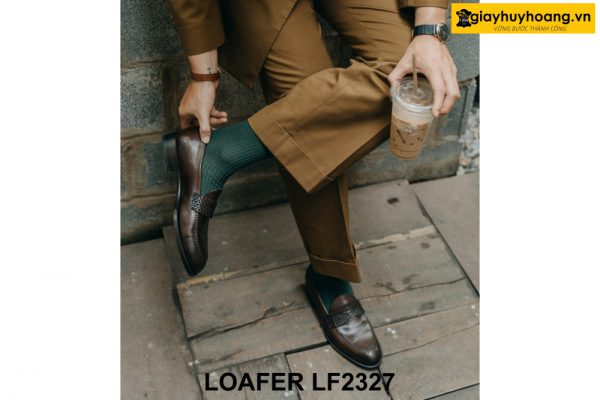 Giày lười nam phong cách hiện đại Loafer LF2327 003