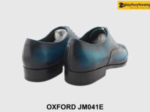 [Outlet size 41] Giày da nam màu xanh patina Oxford JM041E 003