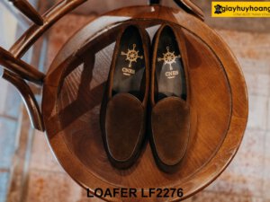 Giày lười nam da lộn không bando Loafer LF2276 001