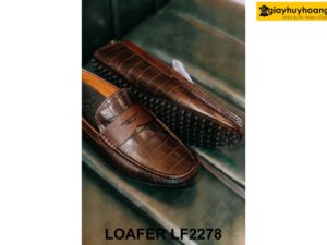 Giày lái xe nam đế nút cao su Loafer LF2278 004