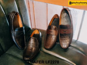 Giày lái xe nam đế nút cao su Loafer LF2278 001