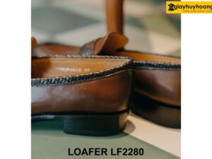 Giày lười nam công sở đẹp màu nâu Loafer LF2280 003