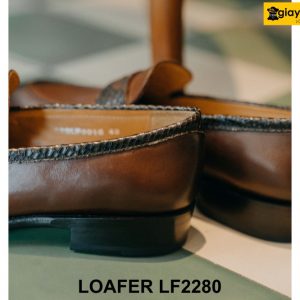 Giày lười nam công sở đẹp màu nâu Loafer LF2280 003