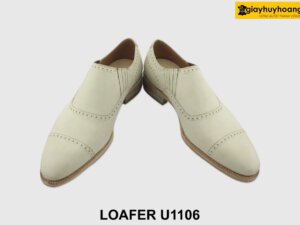 [Outlet size 41] Giày da nam nhuộm màu thủ công Loafer U1106 003