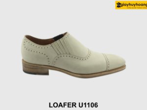 [Outlet size 41] Giày da nam nhuộm màu thủ công Loafer U1106 001