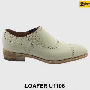 [Outlet size 41] Giày da nam nhuộm màu thủ công Loafer U1106 001