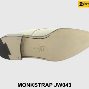 [Outlet size 40.43.46] Giày da nam chưa nhuộm màu Monkstrap JW043 006