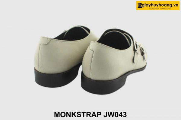 [Outlet size 40.43.46] Giày da nam chưa nhuộm màu Monkstrap JW043 005