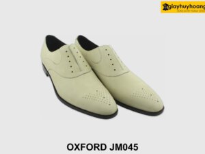 [Outlet size 43] Giày Oxford da mộc nhuộm màu thủ công JM045 005