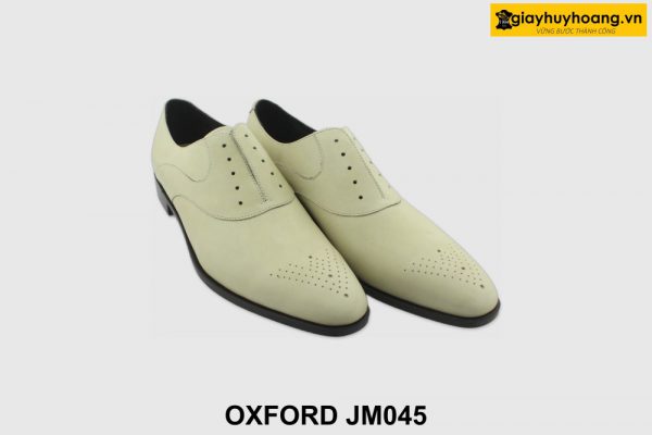 [Outlet size 43] Giày Oxford da mộc nhuộm màu thủ công JM045 005