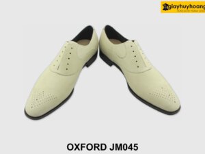 [Outlet size 43] Giày Oxford da mộc nhuộm màu thủ công JM045 003