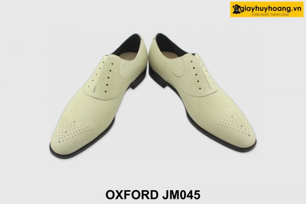 [Outlet size 43] Giày Oxford da mộc nhuộm màu thủ công JM045 003