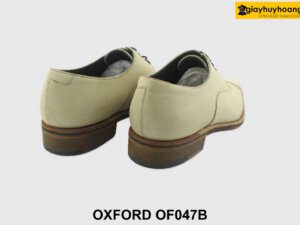 [Outlet size 38] Giày da nam chưa nhuộm màu Oxford OF047B 003