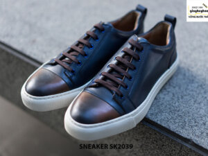 Giày da nam đế bằng cao su Sneaker SK2039 003
