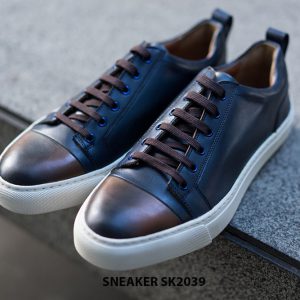 Giày da nam đế bằng cao su Sneaker SK2039 003
