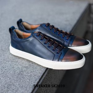 Giày da nam đế bằng cao su Sneaker SK2039 002