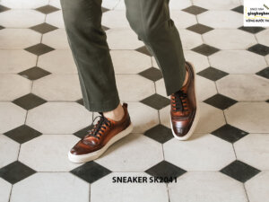 Giày da nam trẻ trung phong cách Sneaker SK2041 005