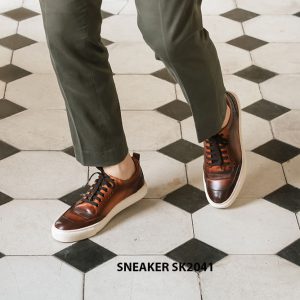 Giày da nam trẻ trung phong cách Sneaker SK2041 005