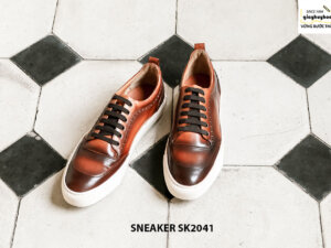 Giày da nam trẻ trung phong cách Sneaker SK2041 001
