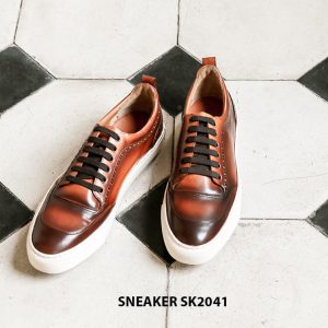 Giày da nam trẻ trung phong cách Sneaker SK2041 001