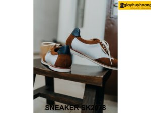 Giày da nam sneaker da lộn chính hãng SK2078 004