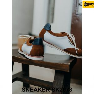 Giày da nam sneaker da lộn chính hãng SK2078 004