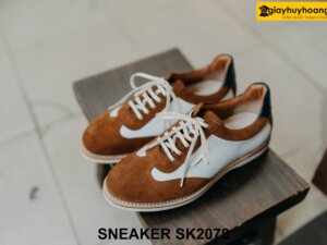 Giày da nam sneaker da lộn chính hãng SK2078 002