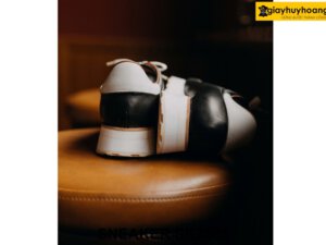 Giày da nam sneaker thủ công đế cao su bằng SK2080 005