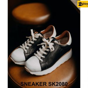 Giày da nam sneaker thủ công đế cao su bằng SK2080 002