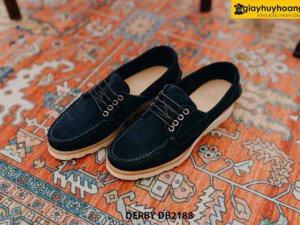 Giày da nam da lộn đế bằng sneaker Derby DB2188 004