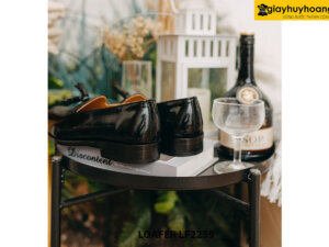 Giày da nam phối da kỳ đà thời trang Tassel Loafer LF2259 003