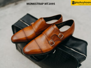 Giày da Monkstrap nam 2 khóa thời trang MT2095 004