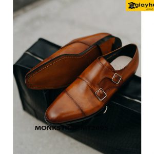 Giày da Monkstrap nam 2 khóa thời trang MT2095 003
