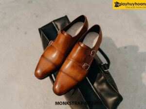 Giày da Monkstrap nam 2 khóa thời trang MT2095 001