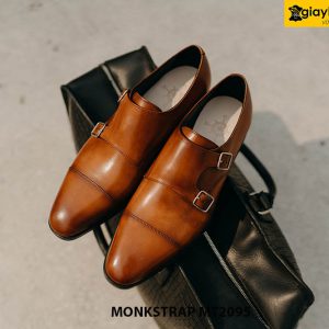 Giày da Monkstrap nam 2 khóa thời trang MT2095 001