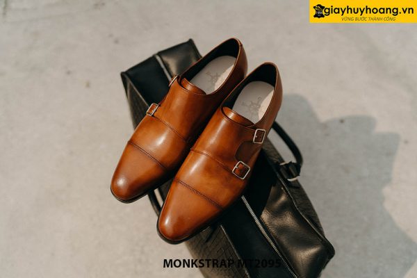 Giày da Monkstrap nam 2 khóa thời trang MT2095 001