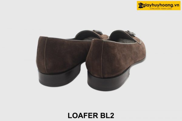 [Outlet size 41] Giày lười nam da lộn chuông Loafer BL2 006
