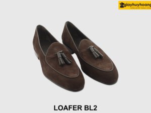 [Outlet size 41] Giày lười nam da lộn chuông Loafer BL2 004