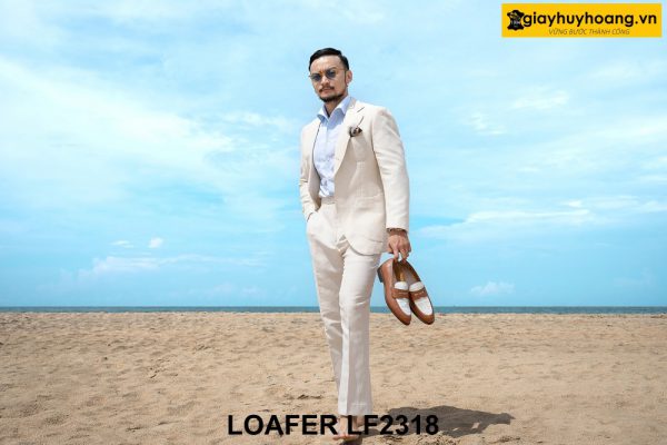 Giày lười nam chính hãng chất lượng cao Loafer LF2318 001