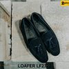 Giày lười nam da lộn xanh navy Loafer LF2322 001