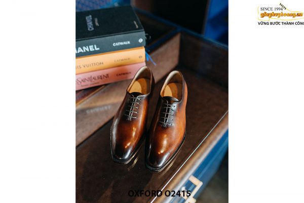 Giày da nam sang trọng lịch lãm Wholecut Oxford O2415 002