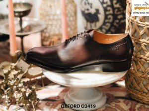 Giày da nam đế da bò cao cấp khâu goodyear Oxford O2419 006