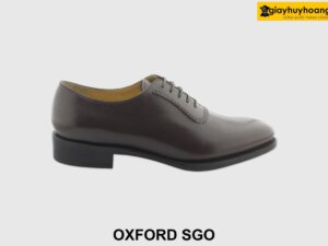 [Outlet size 40] Giày da nam mũi trơn màu nâu Oxford SGO 001