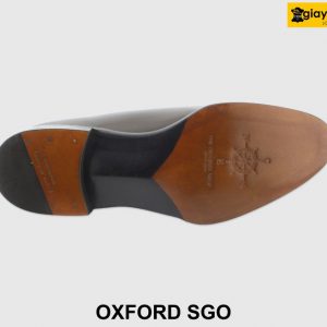 [Outlet size 40] Giày da nam mũi trơn màu nâu Oxford SGO 005
